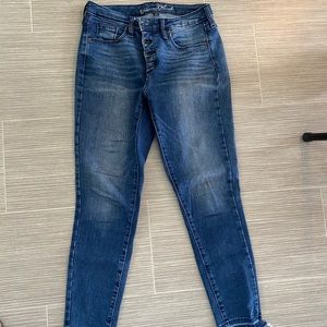 COPY - Universal Thread high rise button fly jeans.